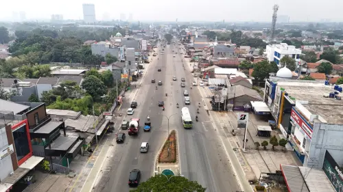 Jalan Rawa Buntu Ditata, DSDABMBK Tangsel Bangun Median dan Dua U-Turn