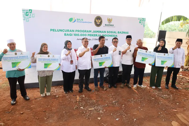 BAZNAS RI Asuransikan Jaminan Sosial bagi 100 Ribu Pemulung, Buruh Tani, Nelayan dan Pedagang Kecil