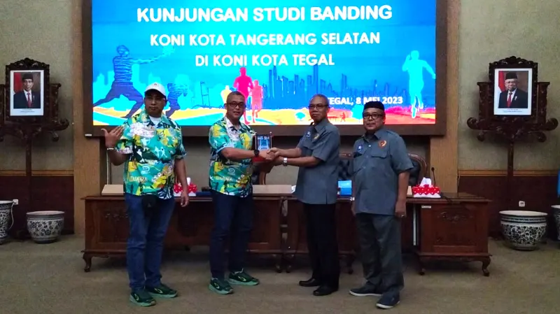 KONI Tangsel Studi Banding ke Kota Tegal dan Cirebon