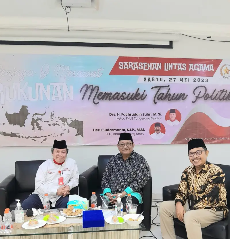 Masuk Tahun Politik, Lintas Agama Tangsel Gelar SarasehanÂ 
