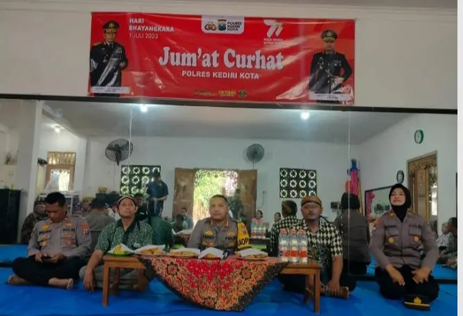 Jumat Curhat Sambangi Kampung Budaya Kota Kediri