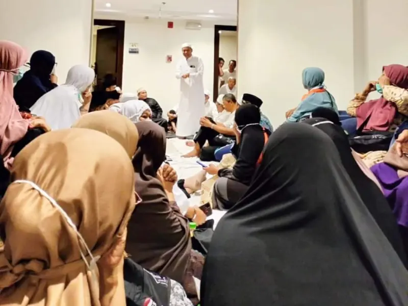 Menuju Mekah, Kloter 28 JKG Tangsel Dapat Penguatan Manasik Haji