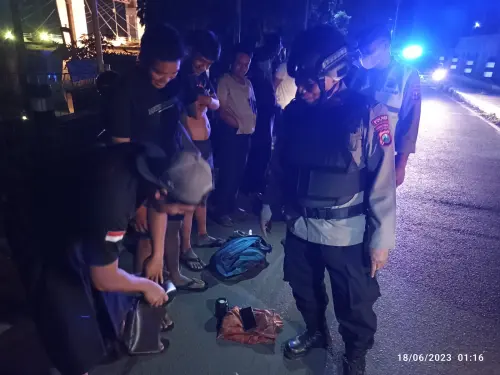 Polsek Mojoroto Patroli Antisipasi Kejahatan Jalanan
