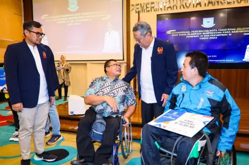Alhamdulillah Bonus Atlet Porprov Banten Cair, Benyamin: Pemkot Tangsel Komitmen