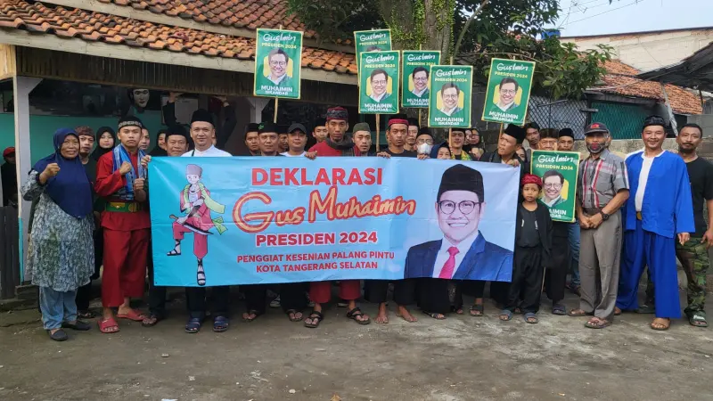 Dinilai Mampu Tingkatkan Kebudayaan Nasional, Gus Muhaimin Dapat Dukungan Dari Penggiat Palang Pintu Tangsel