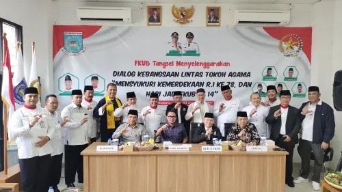 FKUB Tangsel Gelar Dialog Kebangsaan, Pilar Sebut Perbedaan Menjadikan Tangsel Lebih Maju&nbsp;