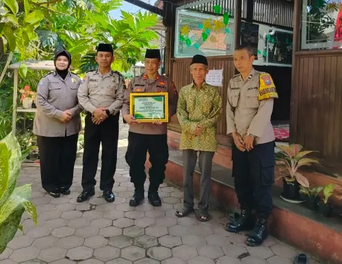 Kapolsek Mojoroto Kompol Mukhlason Banjir Penghargaan dari Berbagai Kalangan&nbsp;