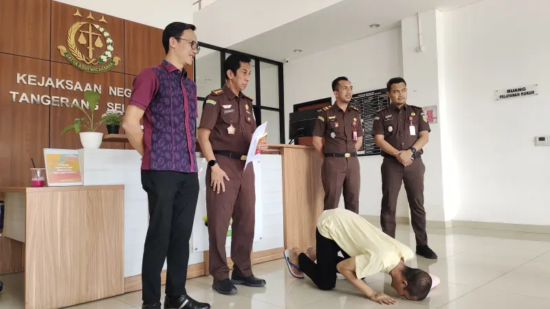 Kejari Tangsel  Tetapkan Keadilan Restoratif, Pengguna Sabu Ngaku  Tak akan Ulangi Lagi&nbsp;