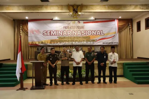 Seminar Nasional, FKUB dan Polres Kediri Kota Songsong Pemilu Aman, Damai dan Kondusif
