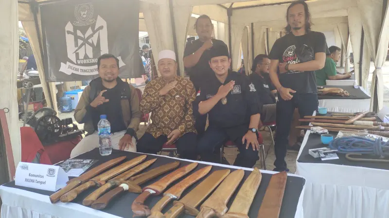 Juleha Tangsel Turut Serta Pameran Festival Golok Tradisional
