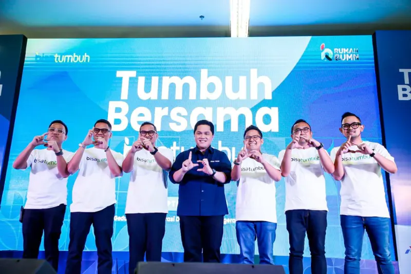 Kolaborasi Bisatumbuh dan Rumah BUMN Bawa Angin Segar Bagi UMKM&nbsp;