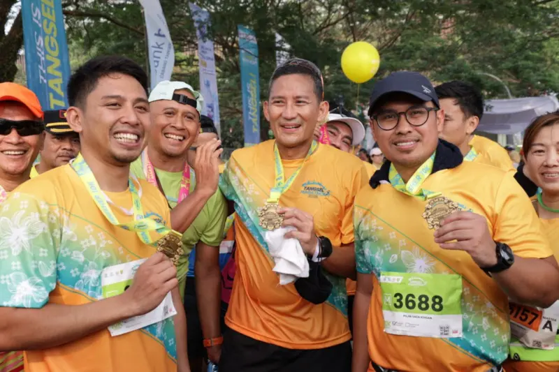 Sandiaga Uno Puji Keberhasilan Tangsel Marathon