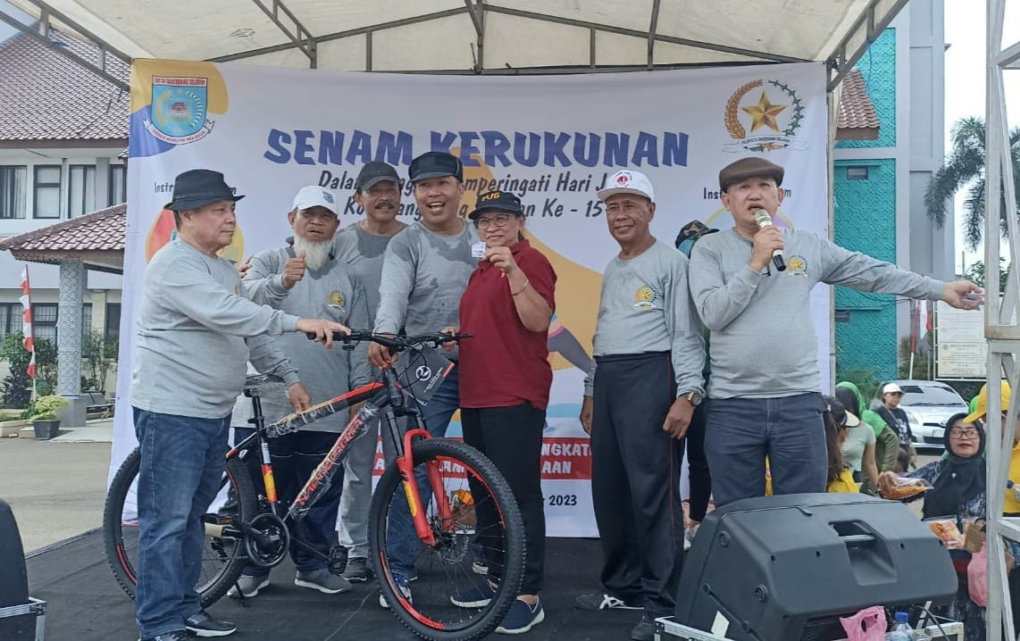 Hajat Tahunan FKUB, Senam Kerukunan Menggema di Pamulang Jadi  Rangkaian HUT Tangsel ke-15