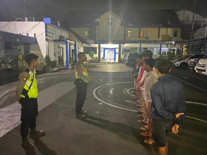 Delapan Sepeda Motor Diamankan Dalam Operasi Balap Liar Polres Blitar Kota