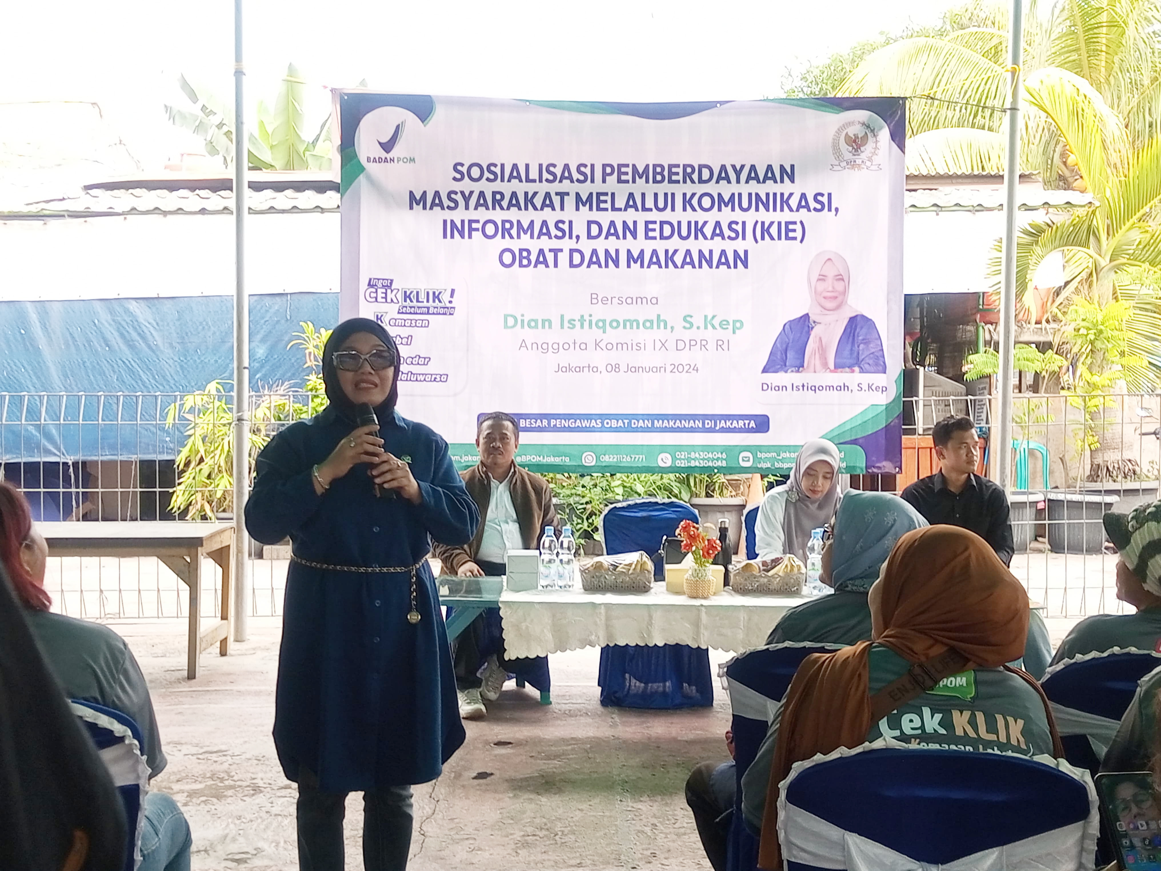 Menuju Indonesia Emas,Â DPR RI Gandeng BPOM Ingatkan Soal Pentingnya Pengecekan Obat dan Makanan