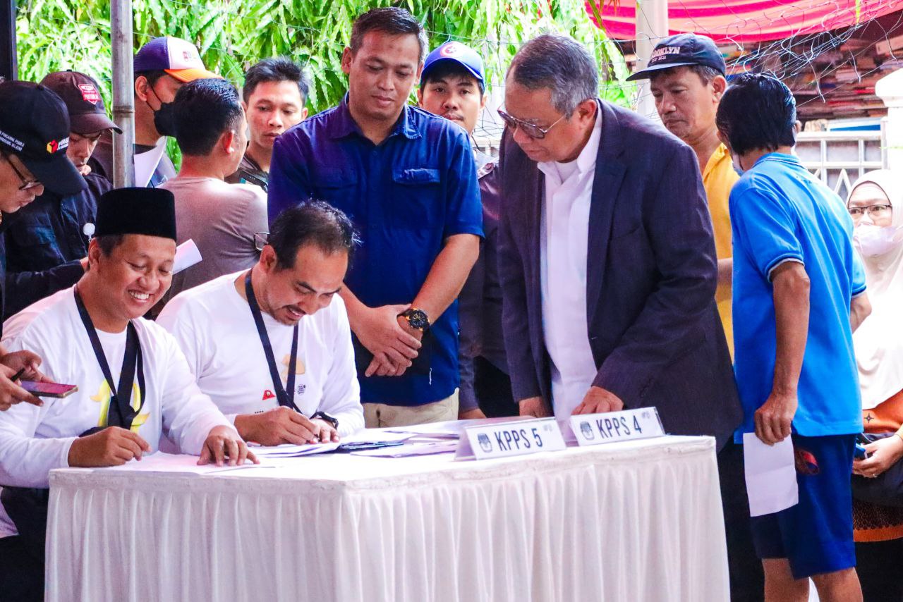 Pemkot Tangsel Simulasi  Pemilu 2024