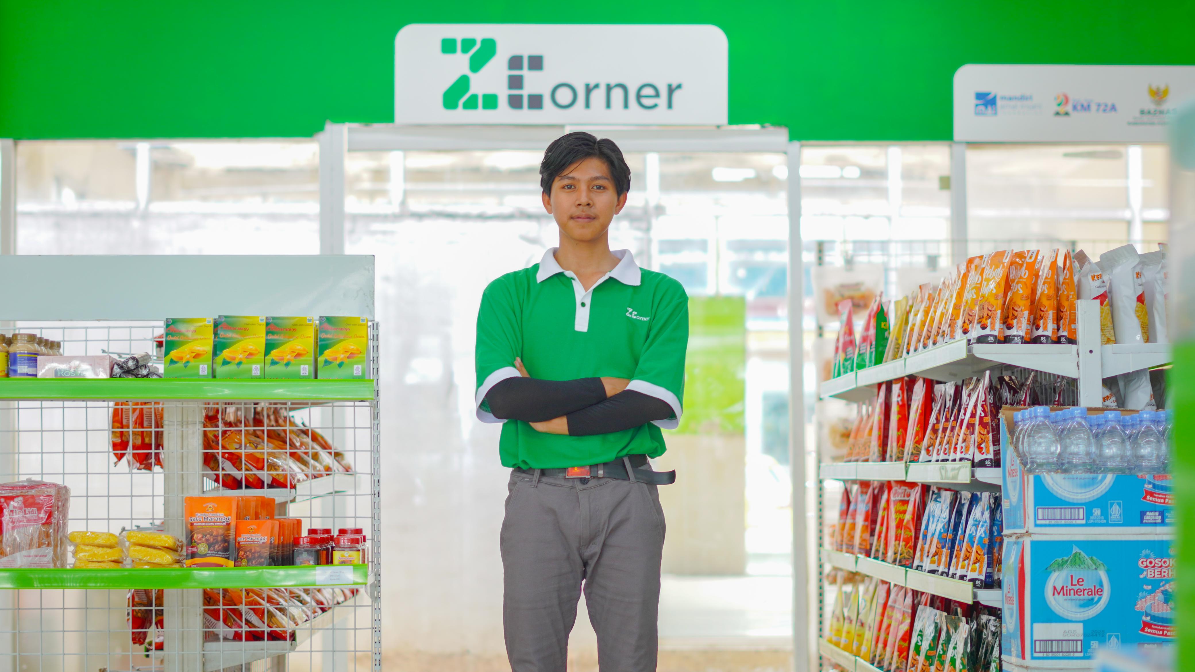ZCorner Hadir  di Rest Area KM 72 A Tol Cipularang, Cara  BAZNAS Dongkrak UMKM Mustahik