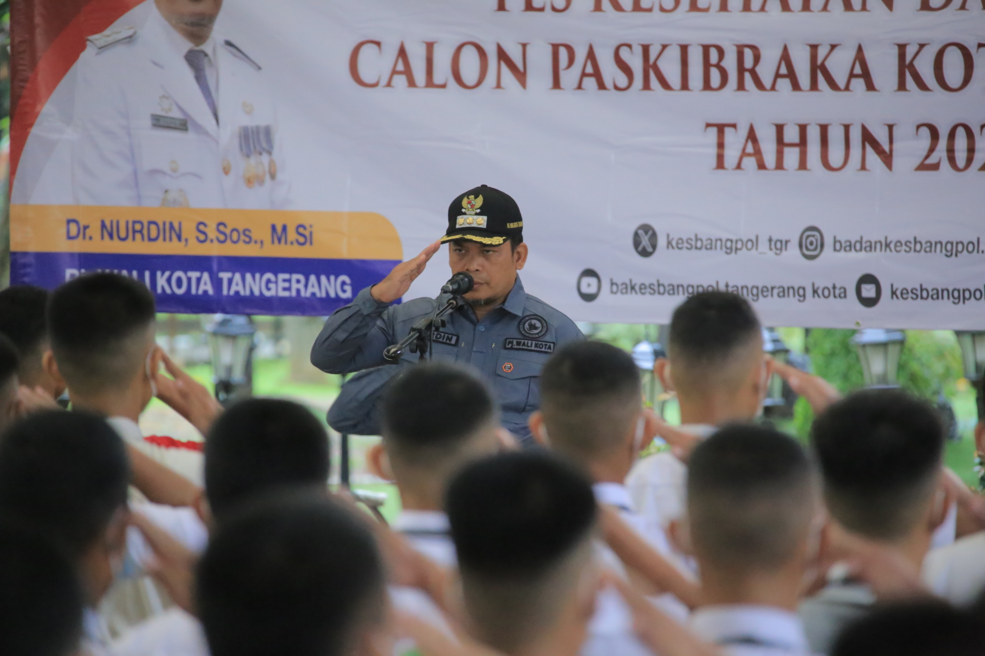 Seleksi Paskibraka kota Tangerang, Dr. Nurdin : Paskibraka Bukan Hanya Sekadar Mengibarkan Bendera