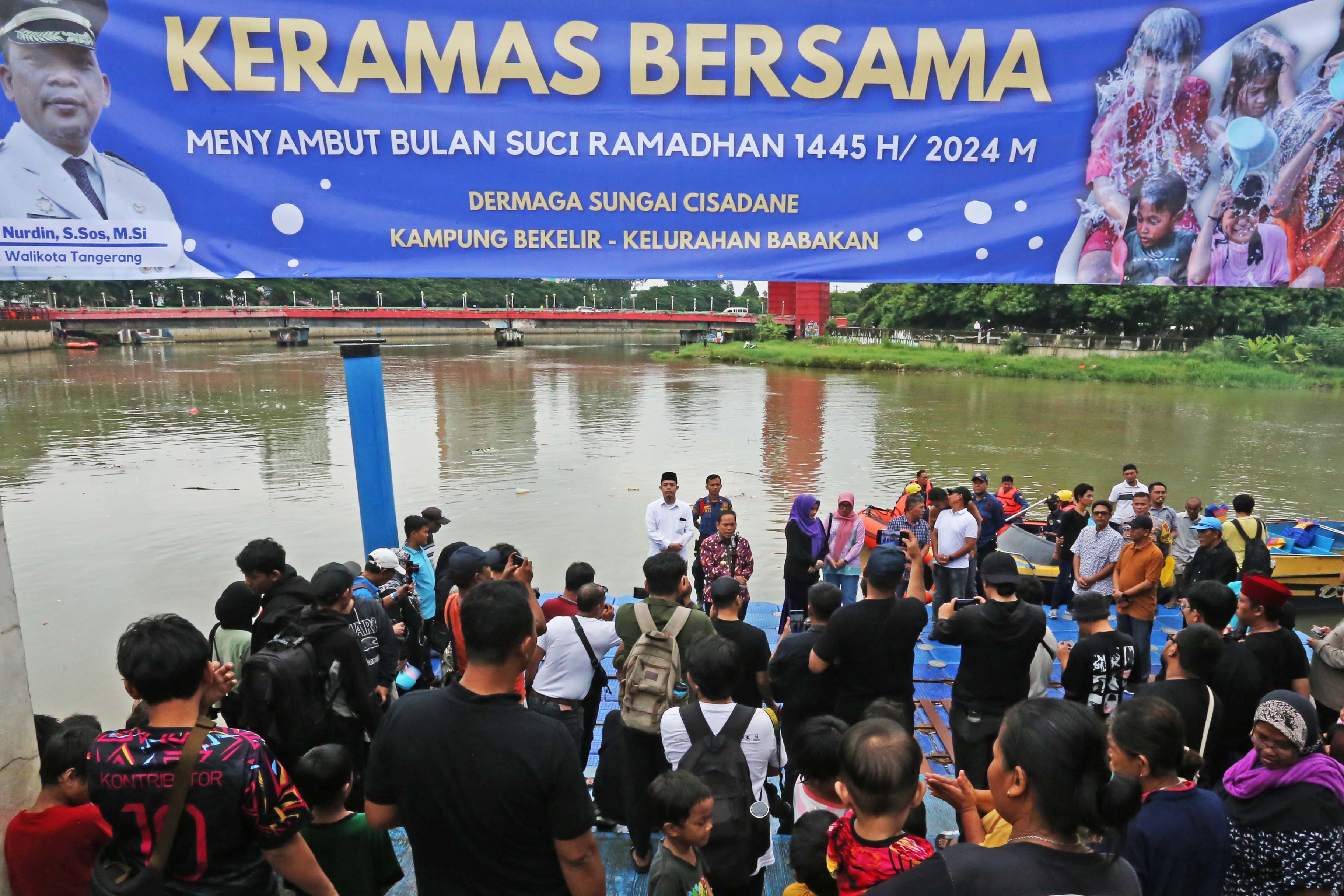 Hadiri Tradisi Keramas Bersama, Pj Wali Kota: Mari Sambut Ramadan dengan Jiwa, Raga yang Bersih