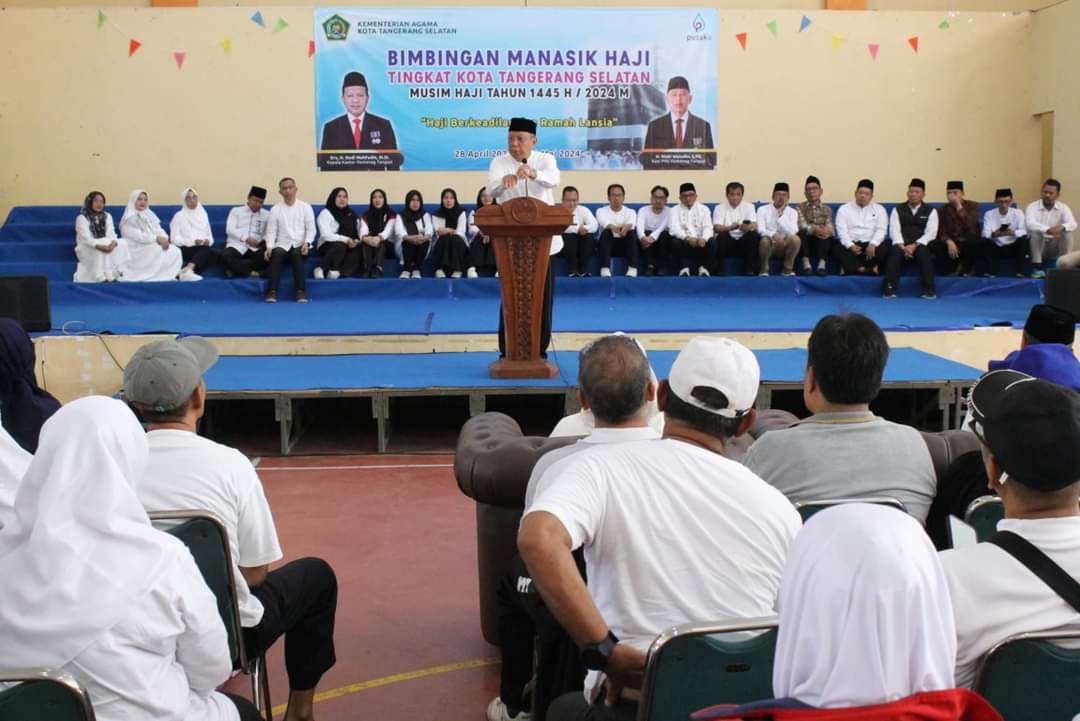 LebihÂ Dari Seribu Calon Jamaah Haji Ikuti Bimsik Tingkat Kota Tangsel