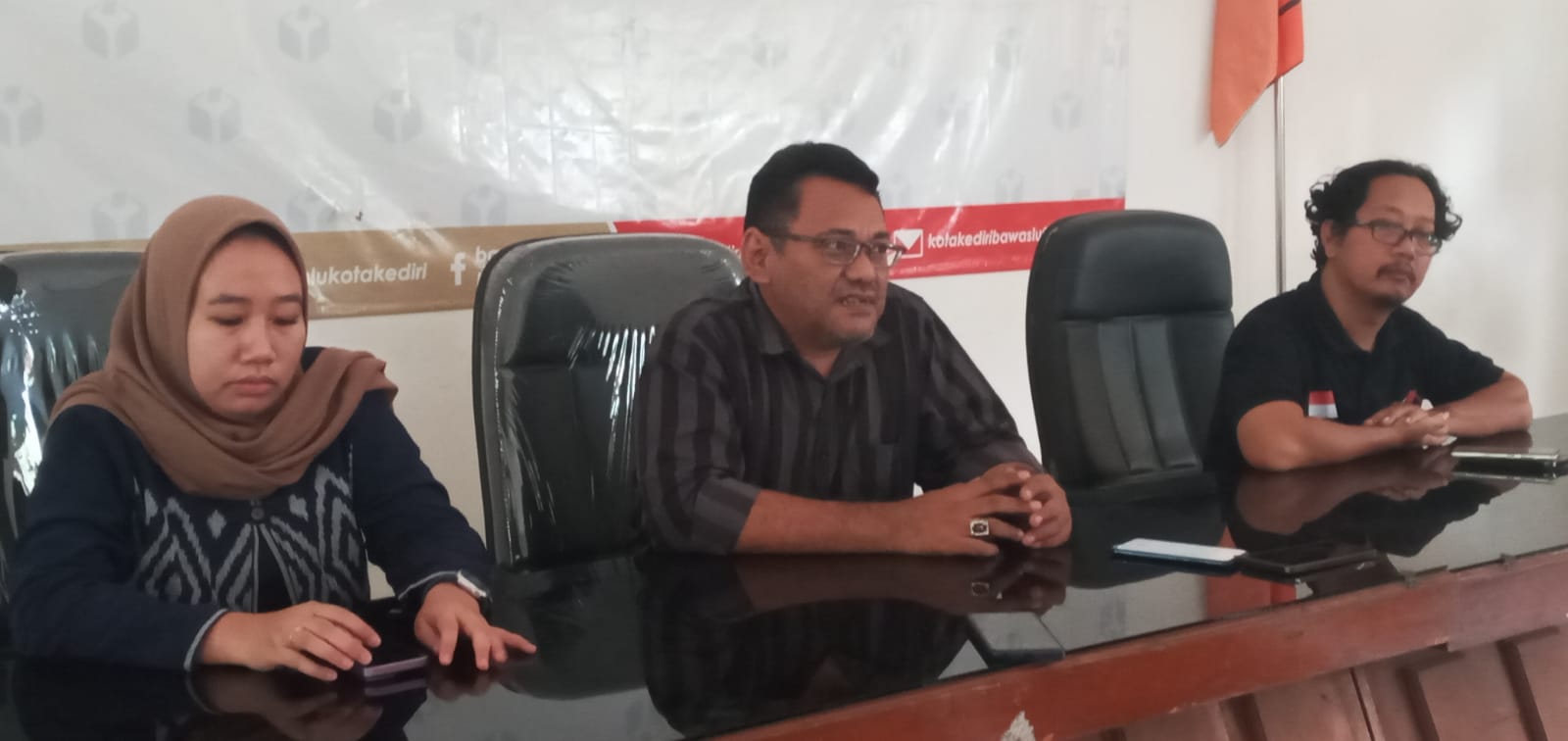 Bawaslu Kota Kediri Sampaikan Selama Pemilu Tidak Ada Pelanggaran