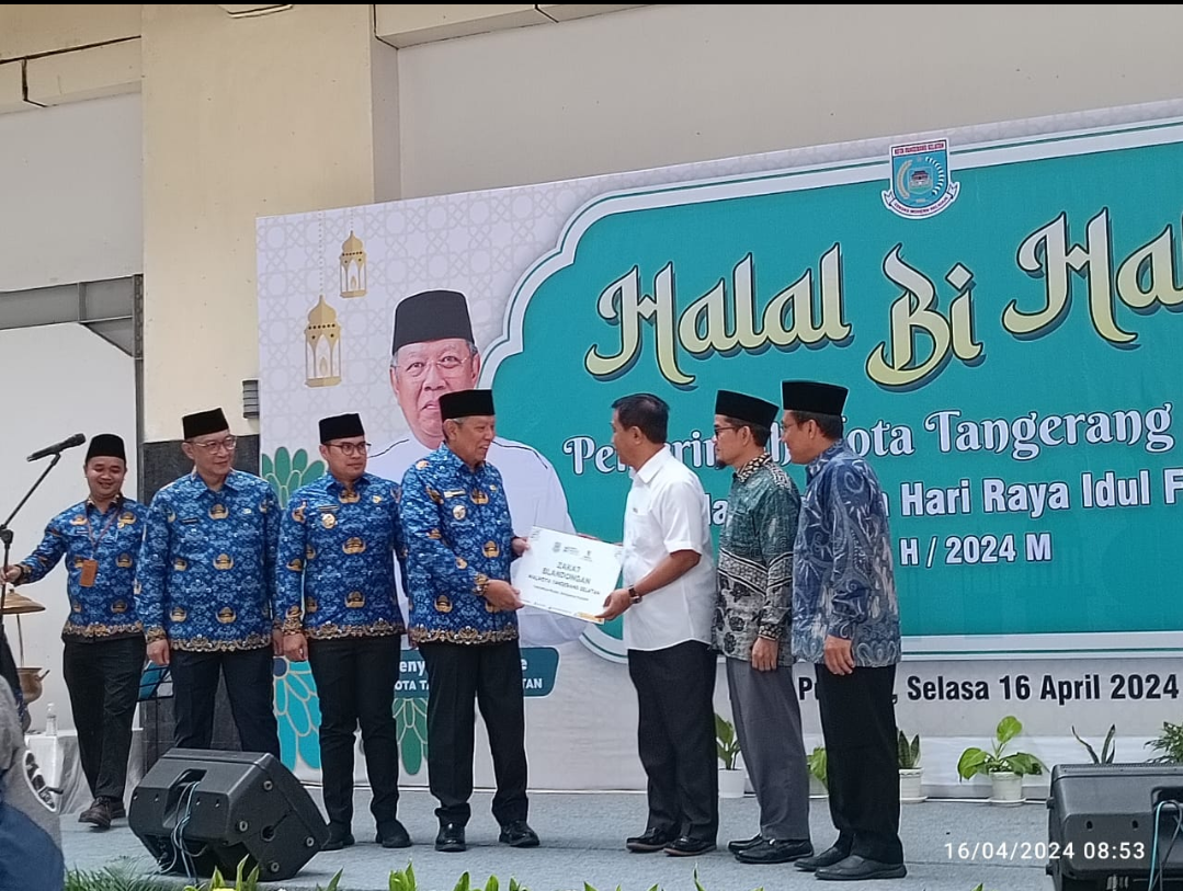 Baznas Tangsel Terima Zakat Blandongan, 1,3 Miliar Total Penerimaan Zakat FitrahÂ 
