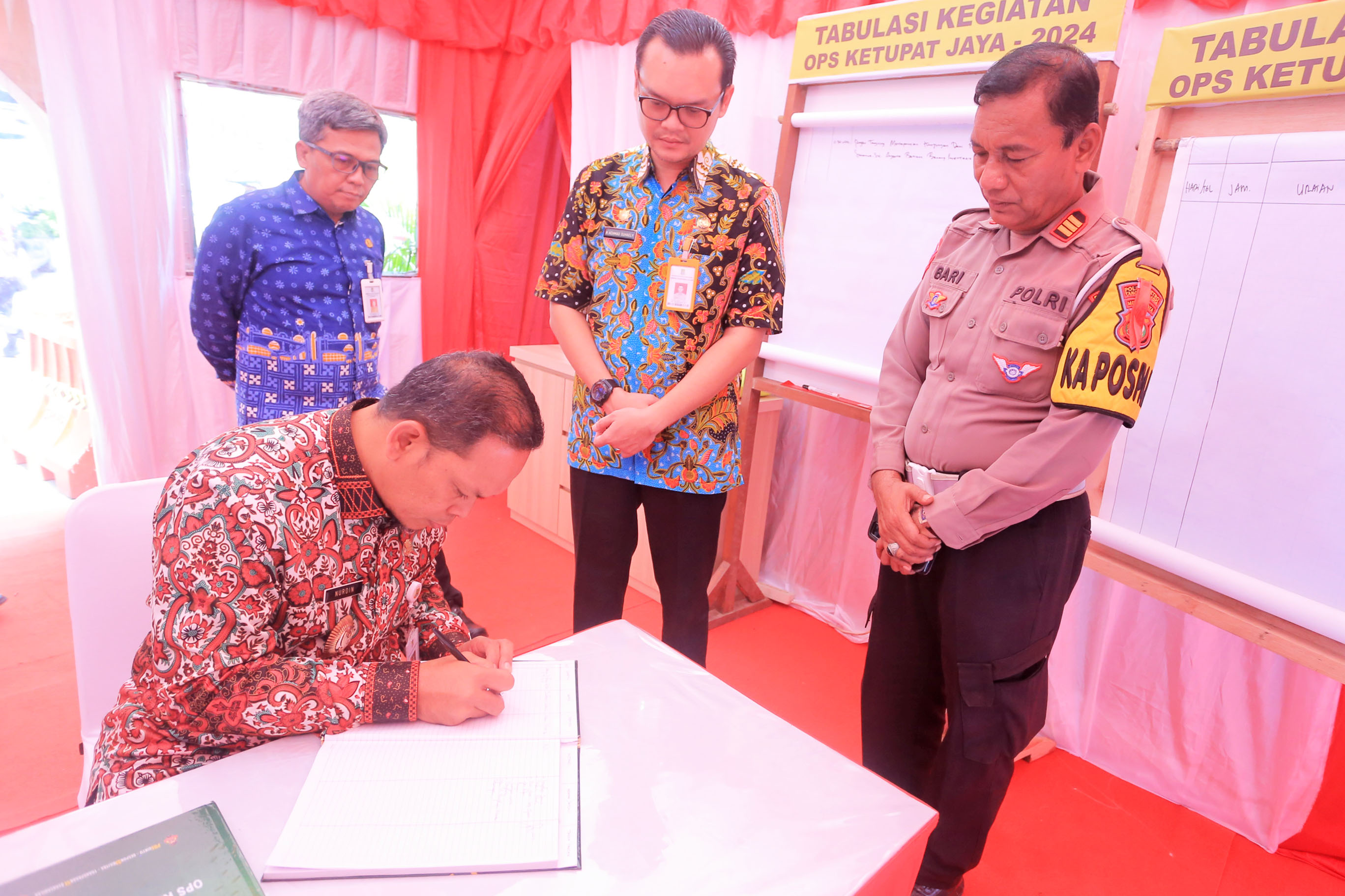 Pj Wali Kota Dr.Nurdin Tinjau Kesiapan Posko Mudik di Tangerang