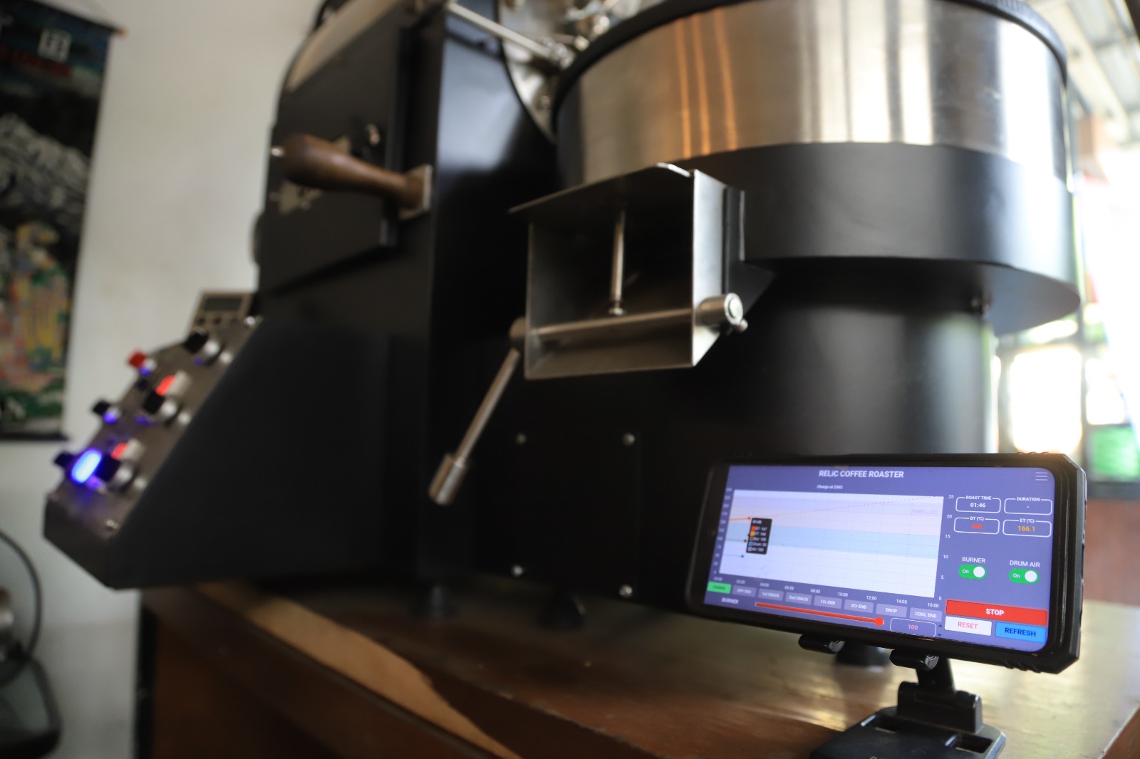 Minicaff Coffee Roaster, Mesin Sangrai Kopi Buatan Kota Tangerang