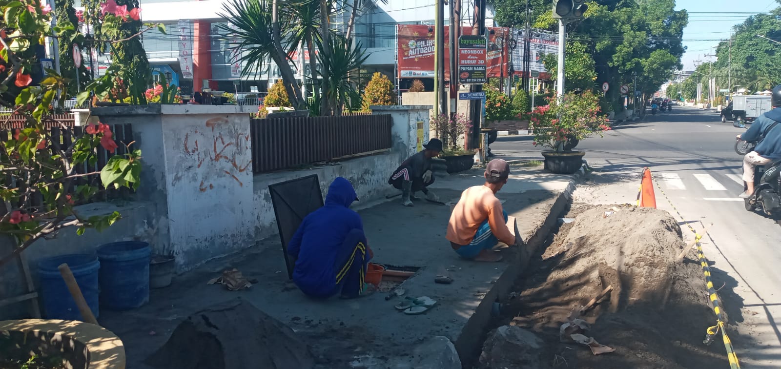 Atasi Banjir Dinas PUPR Kota Kediri Normalisasi Drainase
