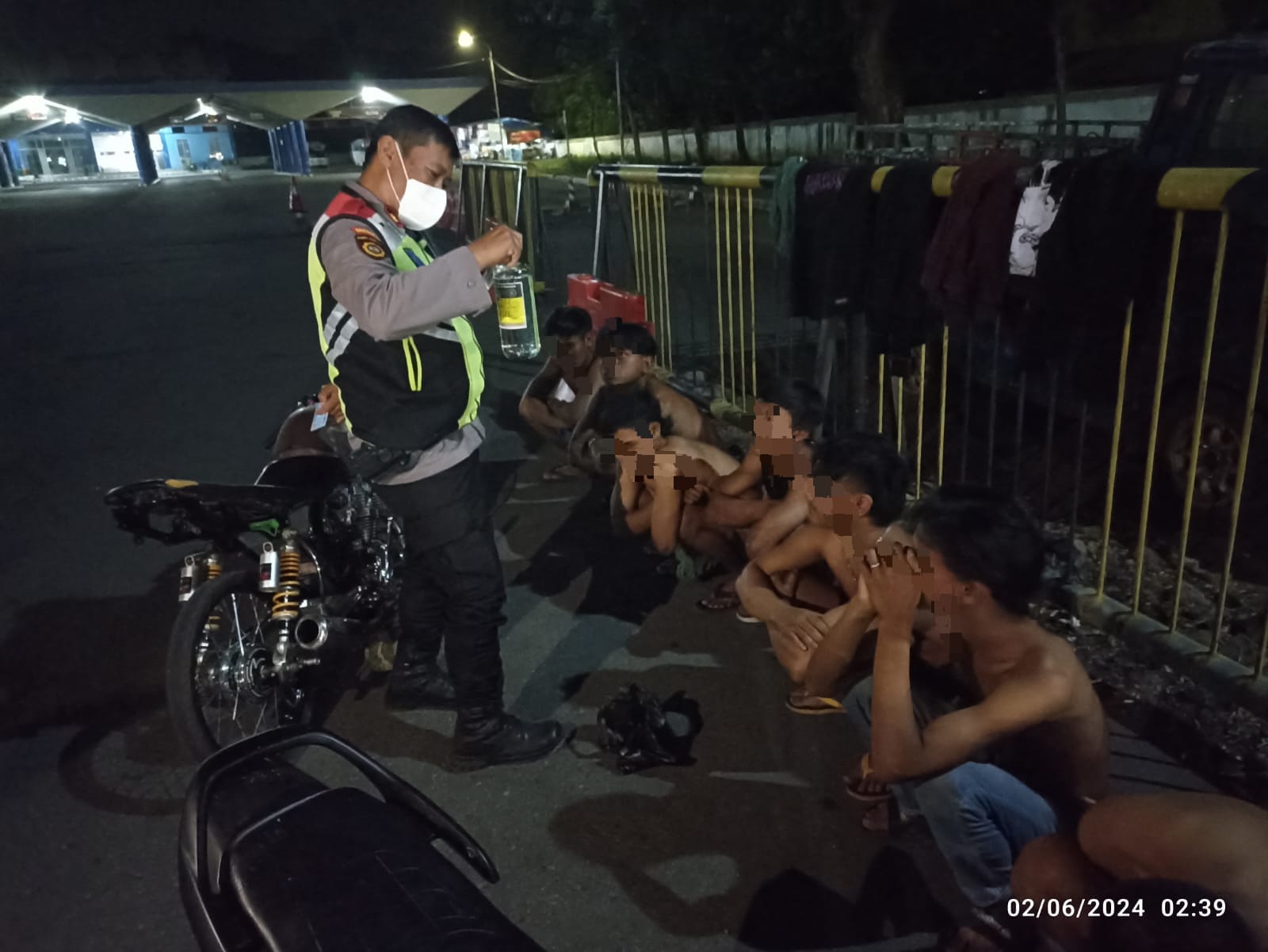 Jajaran Polsek Mojoroto Gagalkan Aksi Balap liarÂ 