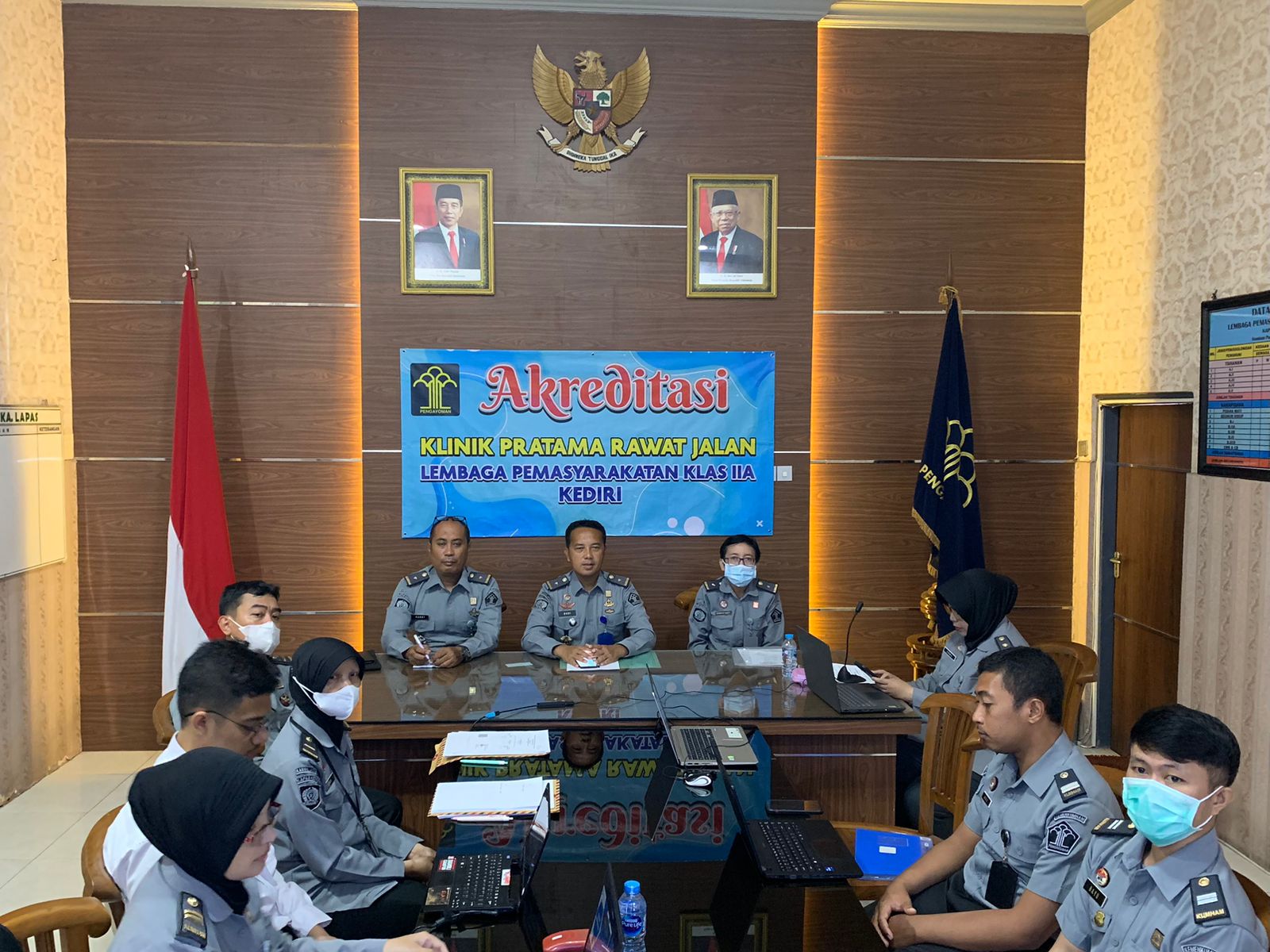 Tim Klinik Pratama Lapas Kediri Jalani Survei AkreditasiÂ  LPA-PKP
