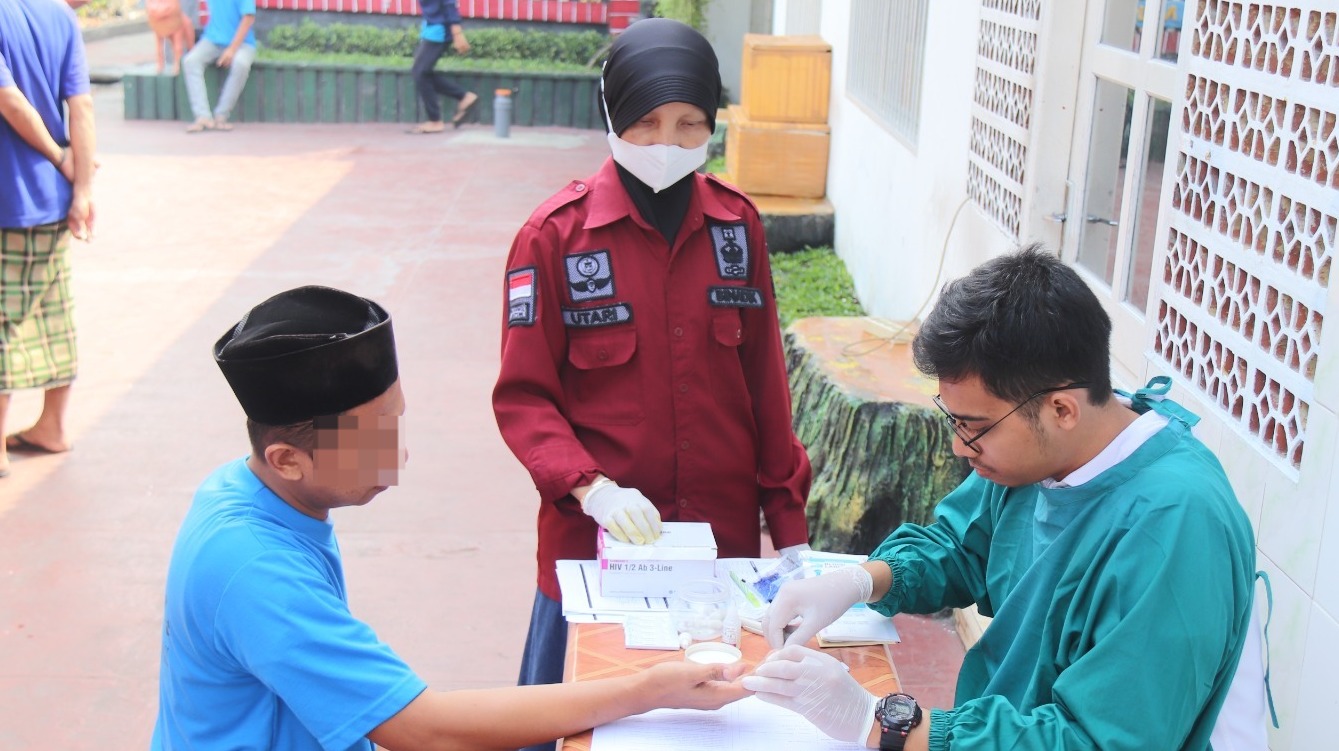 Cegah Penyakit Menular Bagi Narapidana, Lapas Kediri Adakan VCT