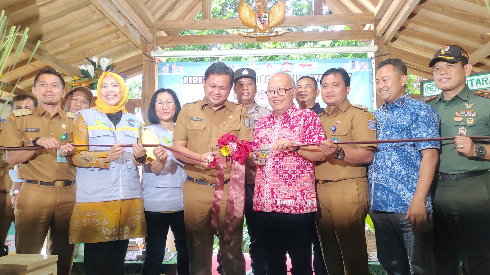Airin Buka TBM Megantara, Penetrasi Generasi Gemar Membaca Dirintis Selama Satu Dekade