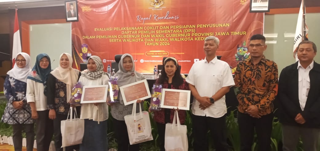 KPU Kota Kediri Sebut Coklit Capai Target 100 PersenÂ 
