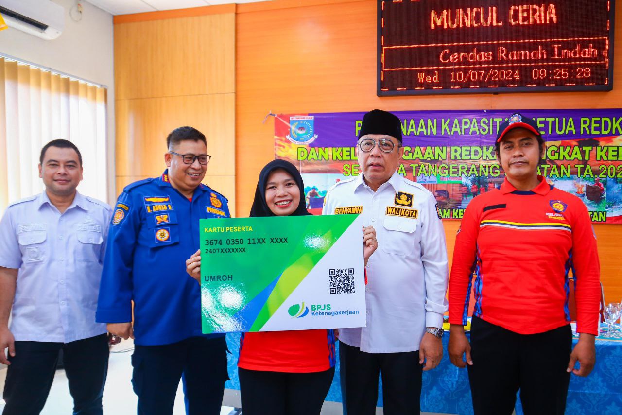 Pemkot Tangsel Tanggung BPJS Ketenagakerjaan Relawan Pemadam Kebakaran