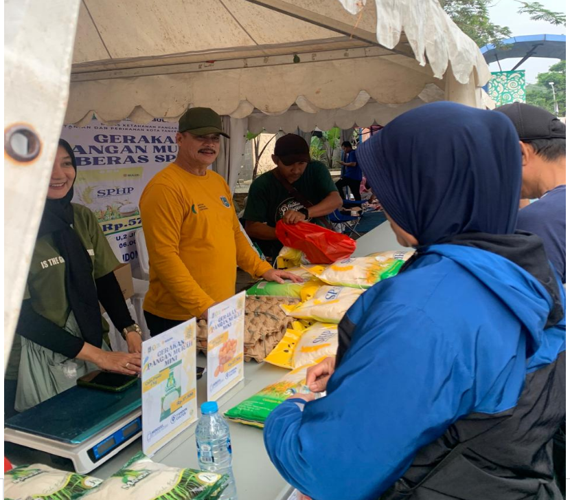 Gerakan Pangan Murah Tekan Inflasi Ramai Dikunjungi Warga Di Tandon Ciater