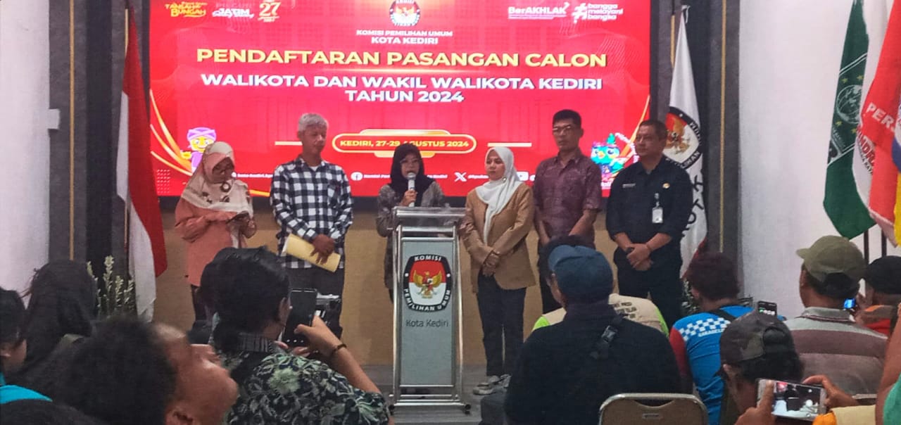 KPU Umumkan Hanya Dua Paslon Maju Pilwalkot Kediri