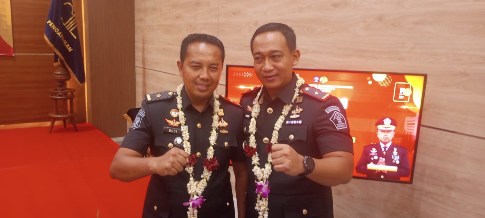 Lepas Sambut Kalapas Kelas IIA Kediri, Budi Ruswanto Balik Ke Madiun, Digantikan Urip Darma Yoga