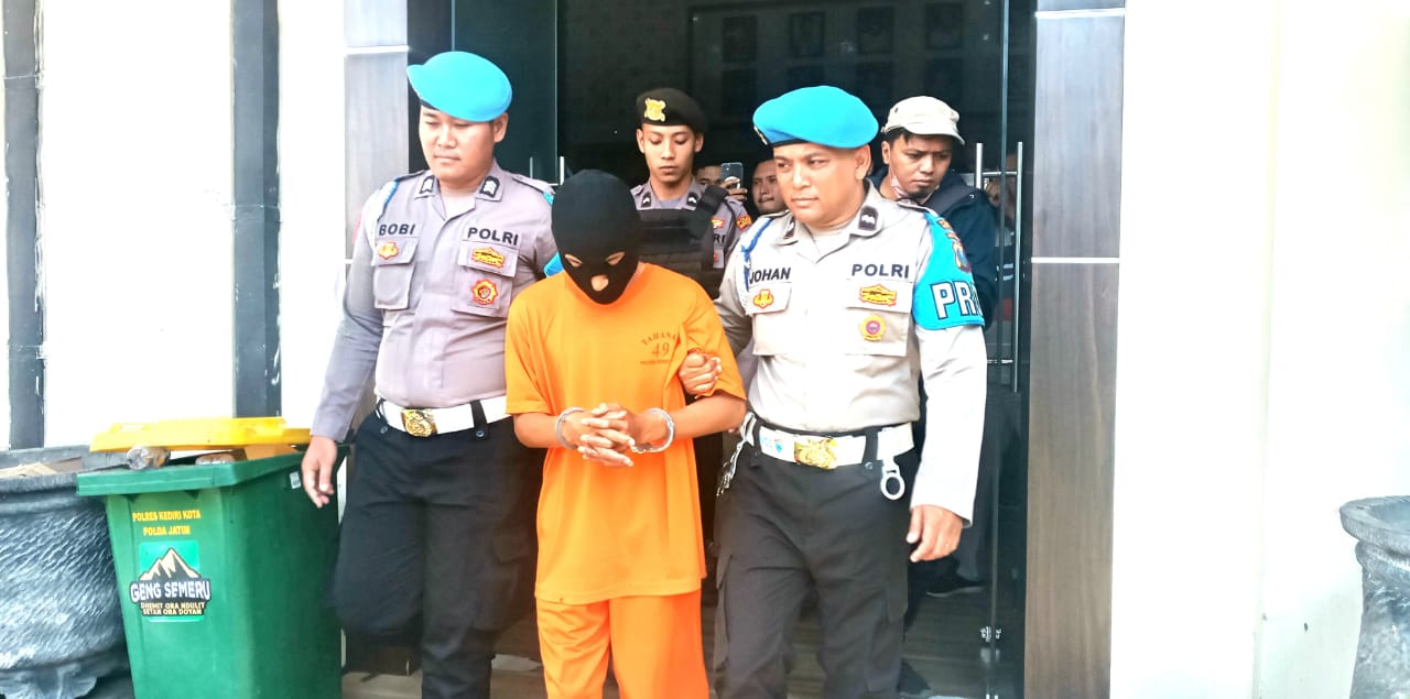 Dua Pelaku Curas Diringkus Polres Kediri Kota