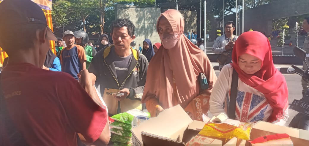 Gerakan Pangan Murah Jadi Alternatif Warga Kota Kediri Cari Kebutuhan Pokok