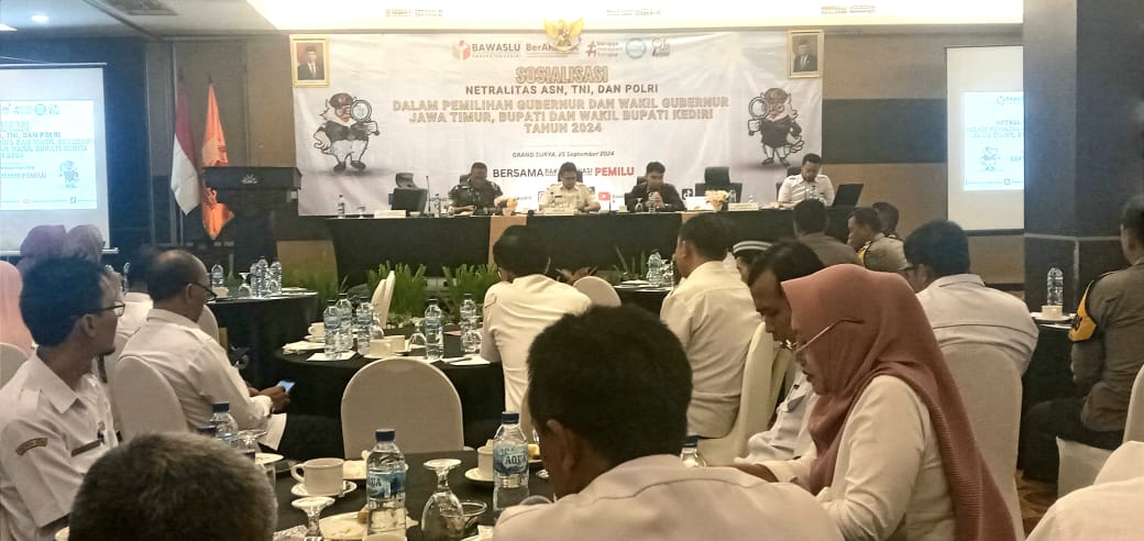 Bawaslu Kabupaten Kediri Awasi ASN Selama Masa Kampanye Paslon