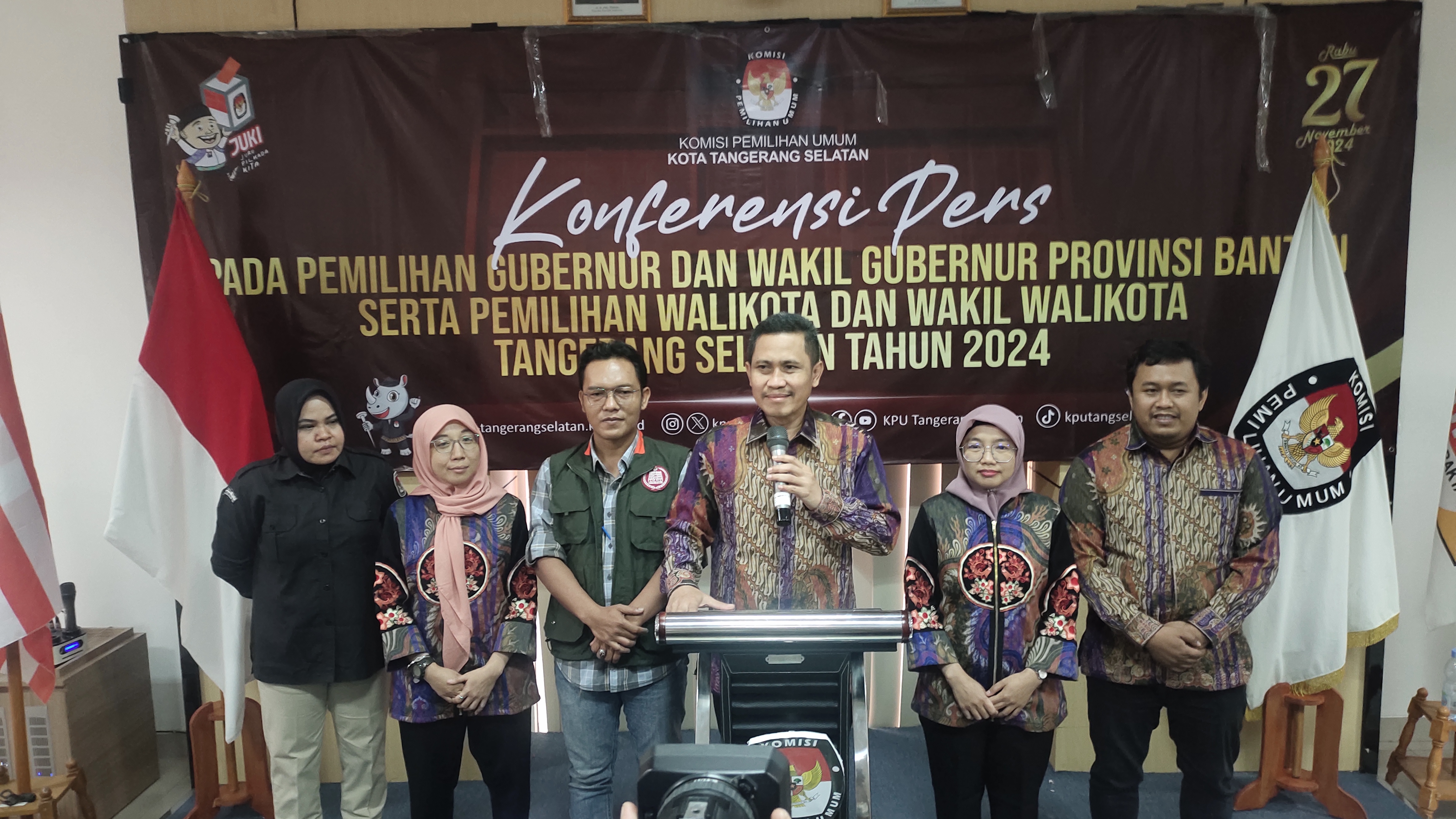 KPU Tangsel Tetapkan Dua Paslon Berebut Kursi Walikota-Wakil Walikota Pilkada 2024