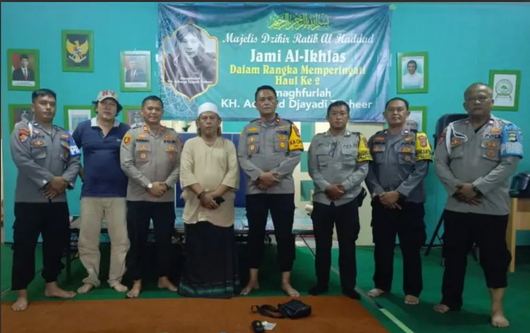 Jaga Kondusifitas Jelang Pilkada, Jajaran Polsek Pamulang Sambangi MPC Fahmi Tamami
