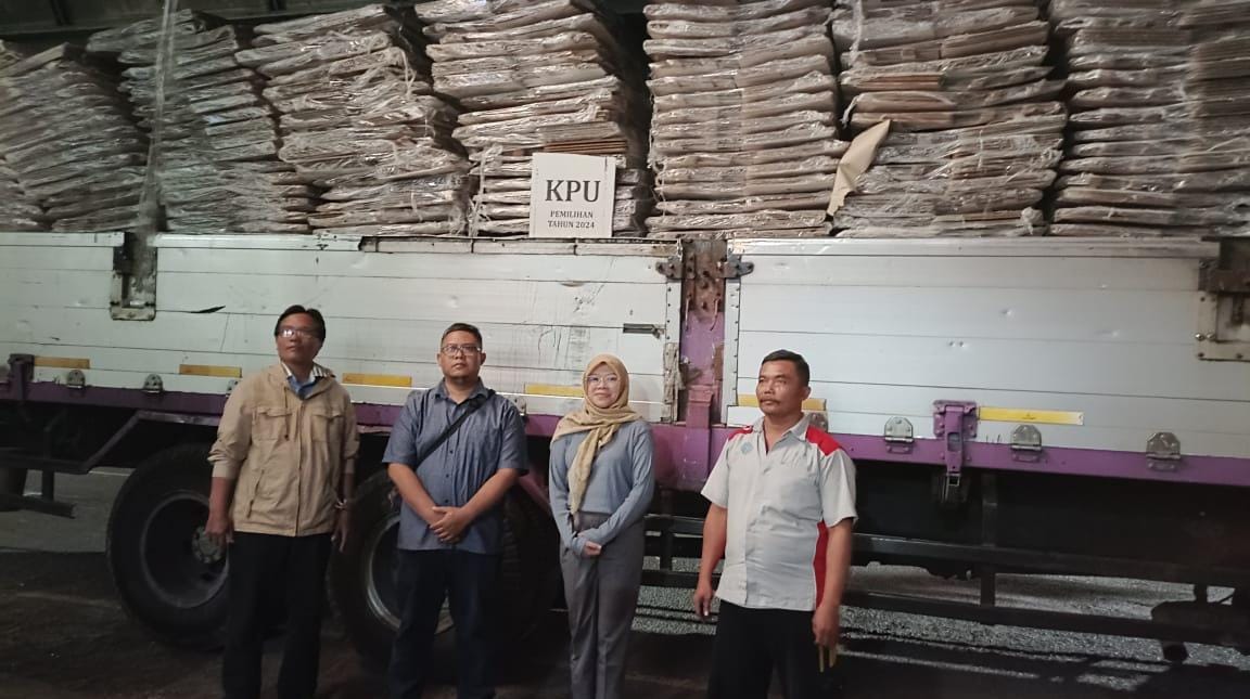 Logistik Pilkada Mulai Didistribusikan, 814 Kotak Suara Diterima KPU Kota Kediri
