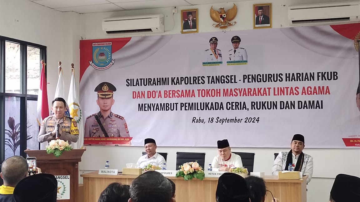 FKUB Gelar Doa Bersama Sambut Pilkada Rukun dan Ceria Bareng Kapolres