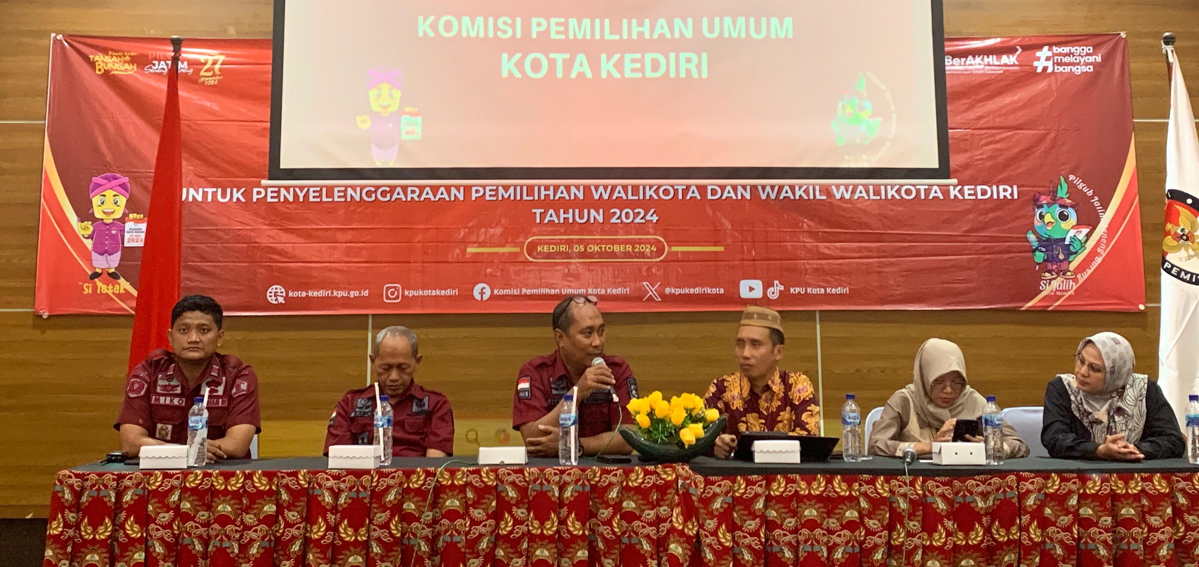 Tingkatkan Partisipasi Pemilih, KPU Kota Kediri Sasar Napi Lapas Kediri