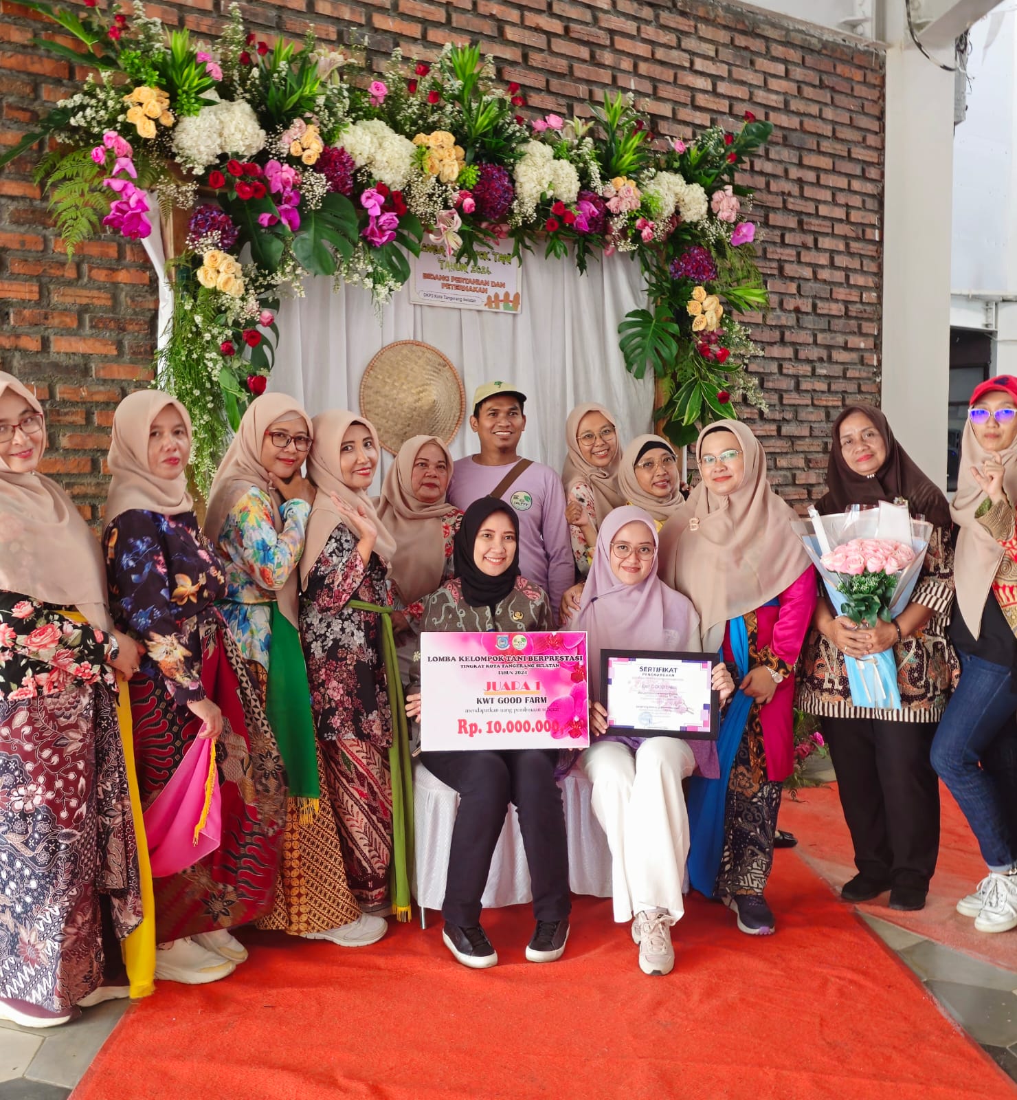 Wakili Tangsel di Tingkat Provinsi Banten, Binaan CSR IKPP Raih Juara Kelompok Tani Berprestasi