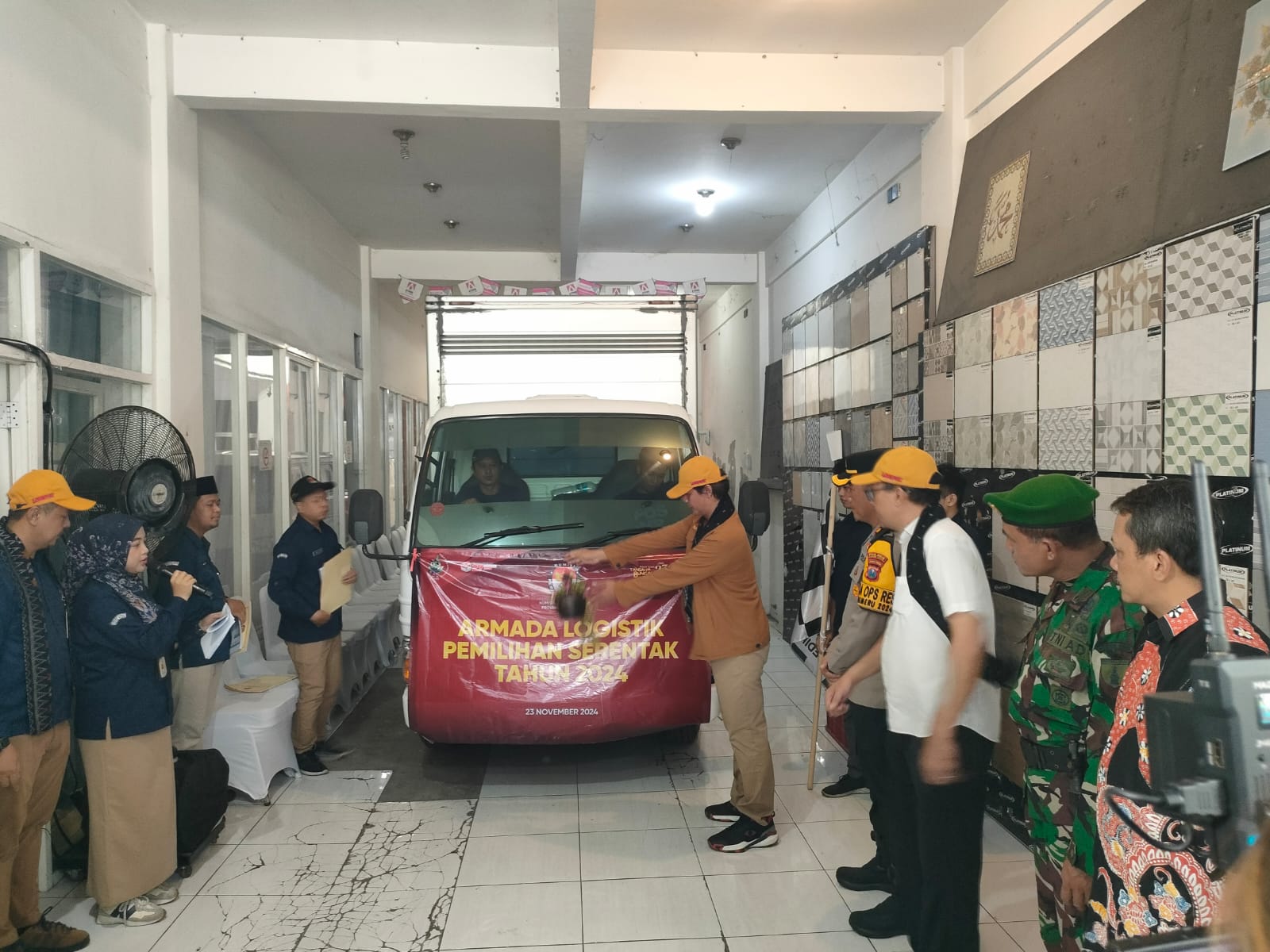 KPU Kota Kediri Distribusi Kotak Suara ke 46 Kelurahan