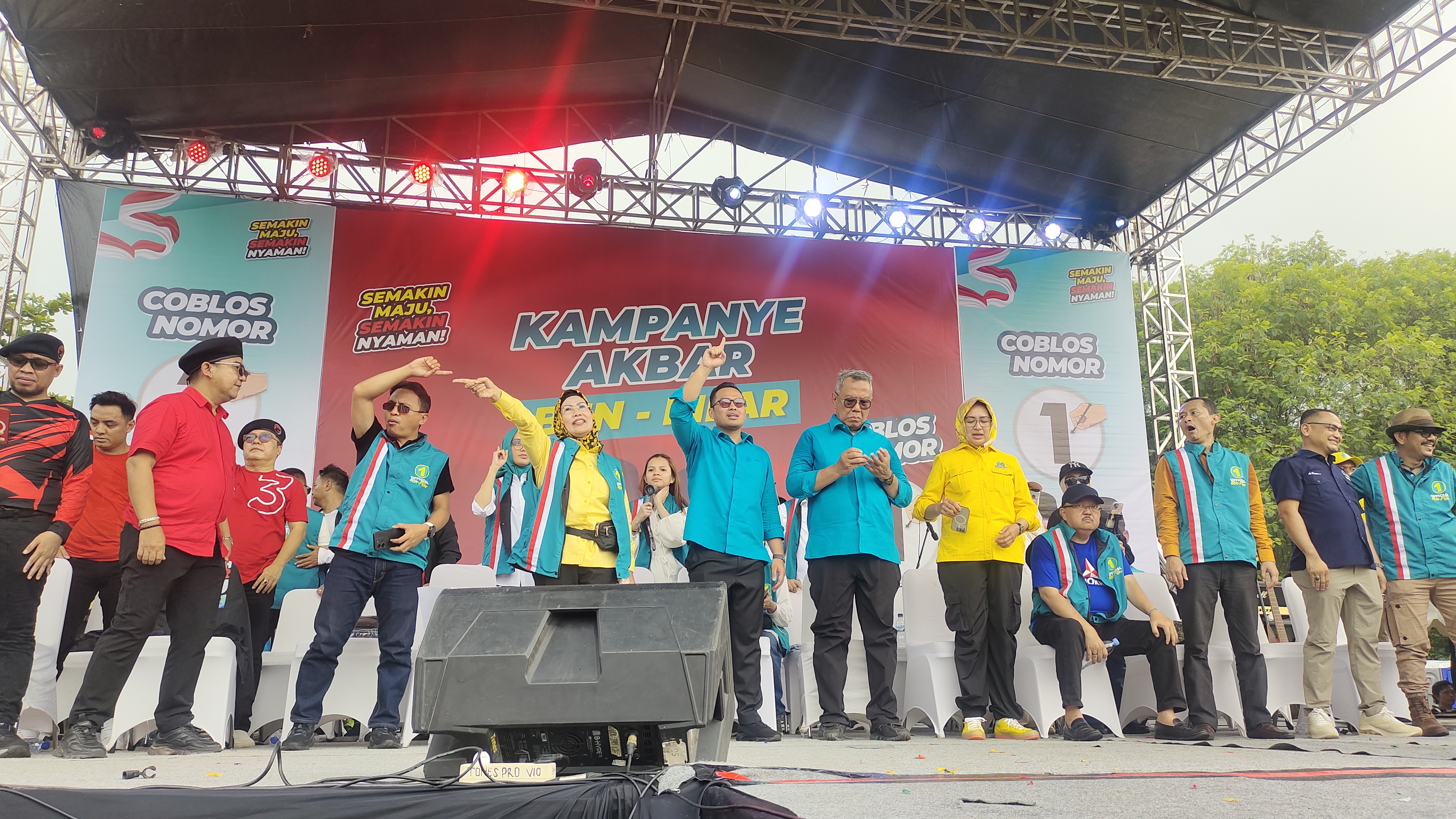Kampanye Akbar, Benyamin-Pilar Serukan Pembangunan Dilanjutkan