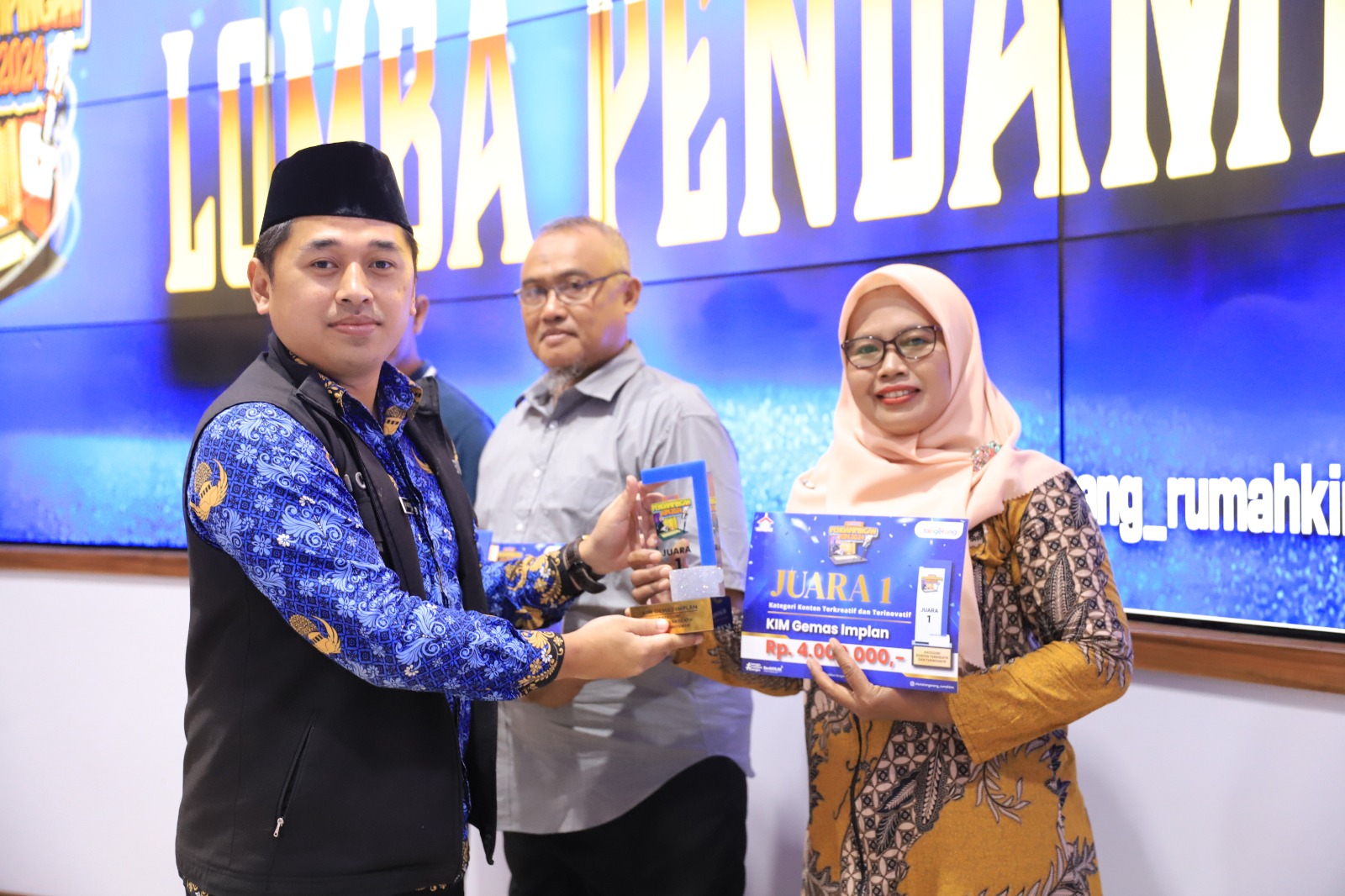 Gemas Implan Raih Dua Kategori Juara Anugerah KIM Kota Tangerang